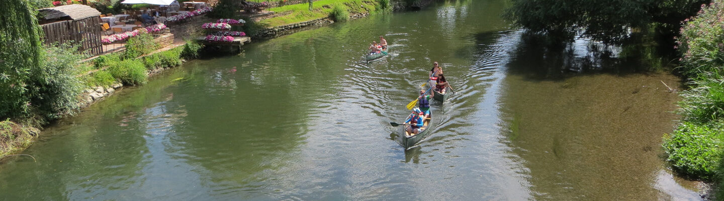Jumelage avec Illhausern avec canoé