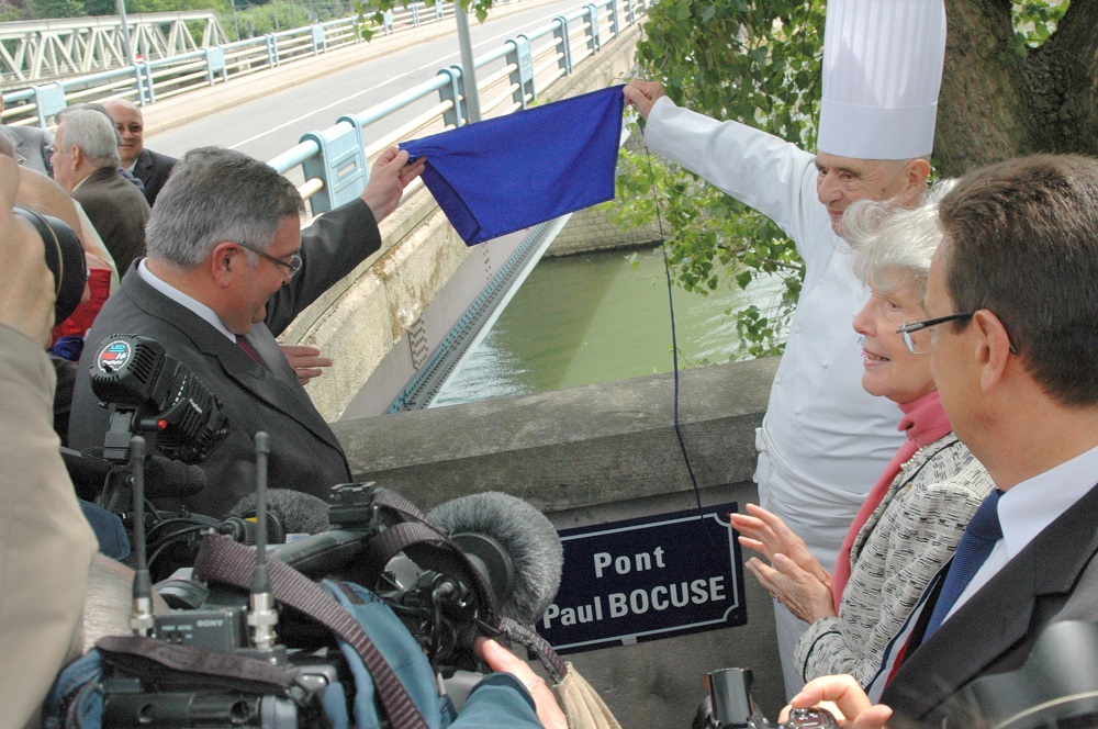 inauguration pont Bocuse