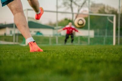 Match de football.