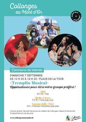 affiche tremplin musical