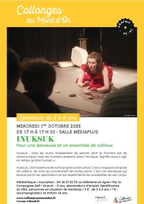affiche spectacle enfants Inuksuk