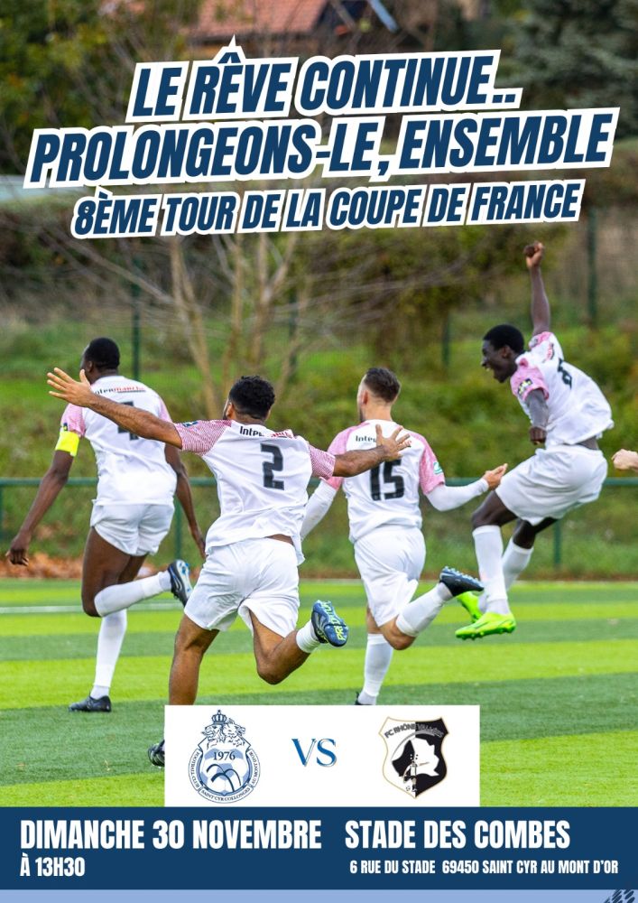 affiche 8e tour de la coupe de france de foot