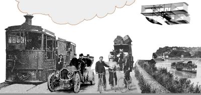 détail affiche expo les transports au fil du temps