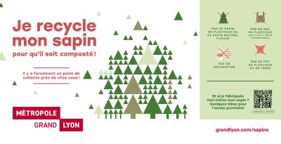 affiche collecte de sapins