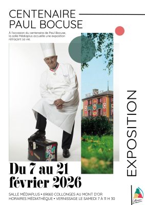 affiche exposition centenaire de Paul Bocuse