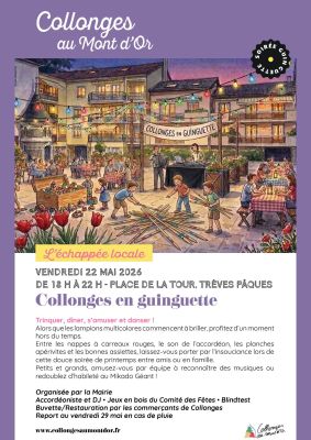 affiche Collonges en guinguette