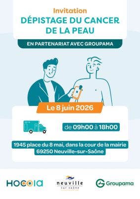 affiche dépistage cancer de la peau