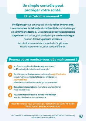 informations dépistage cancer de la peau