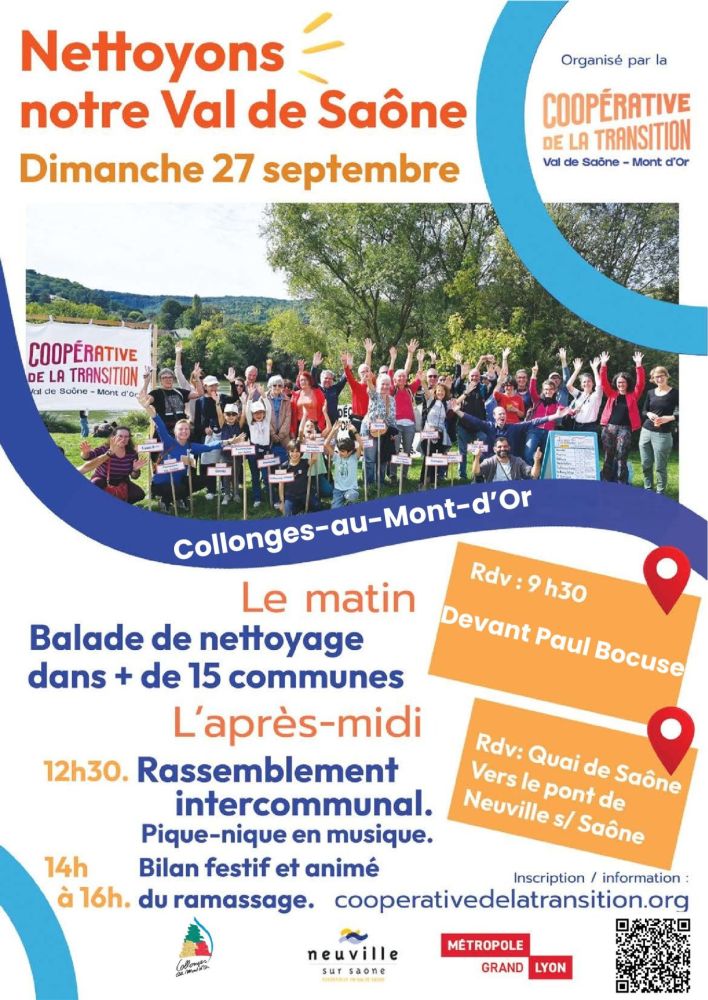 affiche nettoyons notre Val de Saône