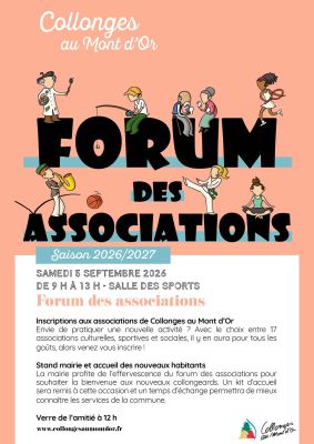 affiche forum des associations