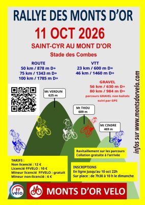 affiche Rallye des Monts d'Or