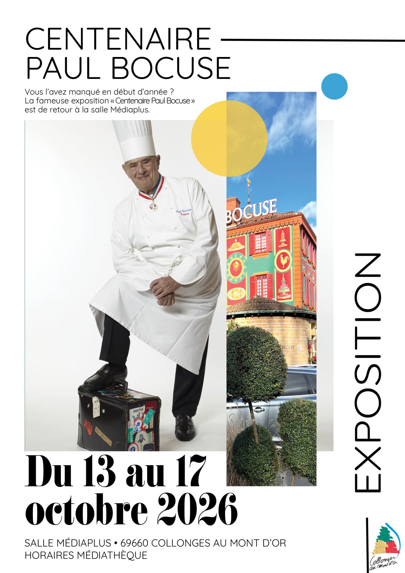 affiche exposition centenaire Paul Bocuse