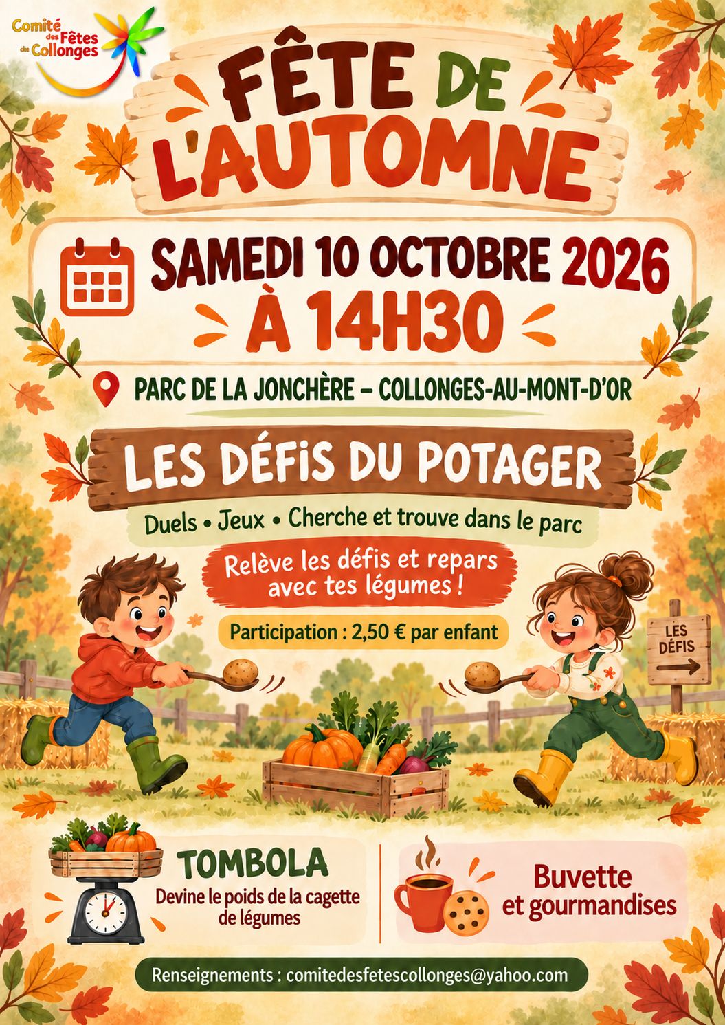 affiche fête de l'automne