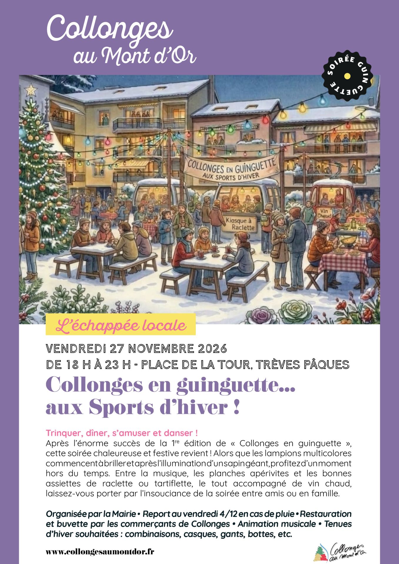 affiche Collonges en guinguette